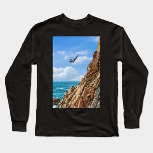 Diver, Acapulco, Mexico Long Sleeve T-Shirt